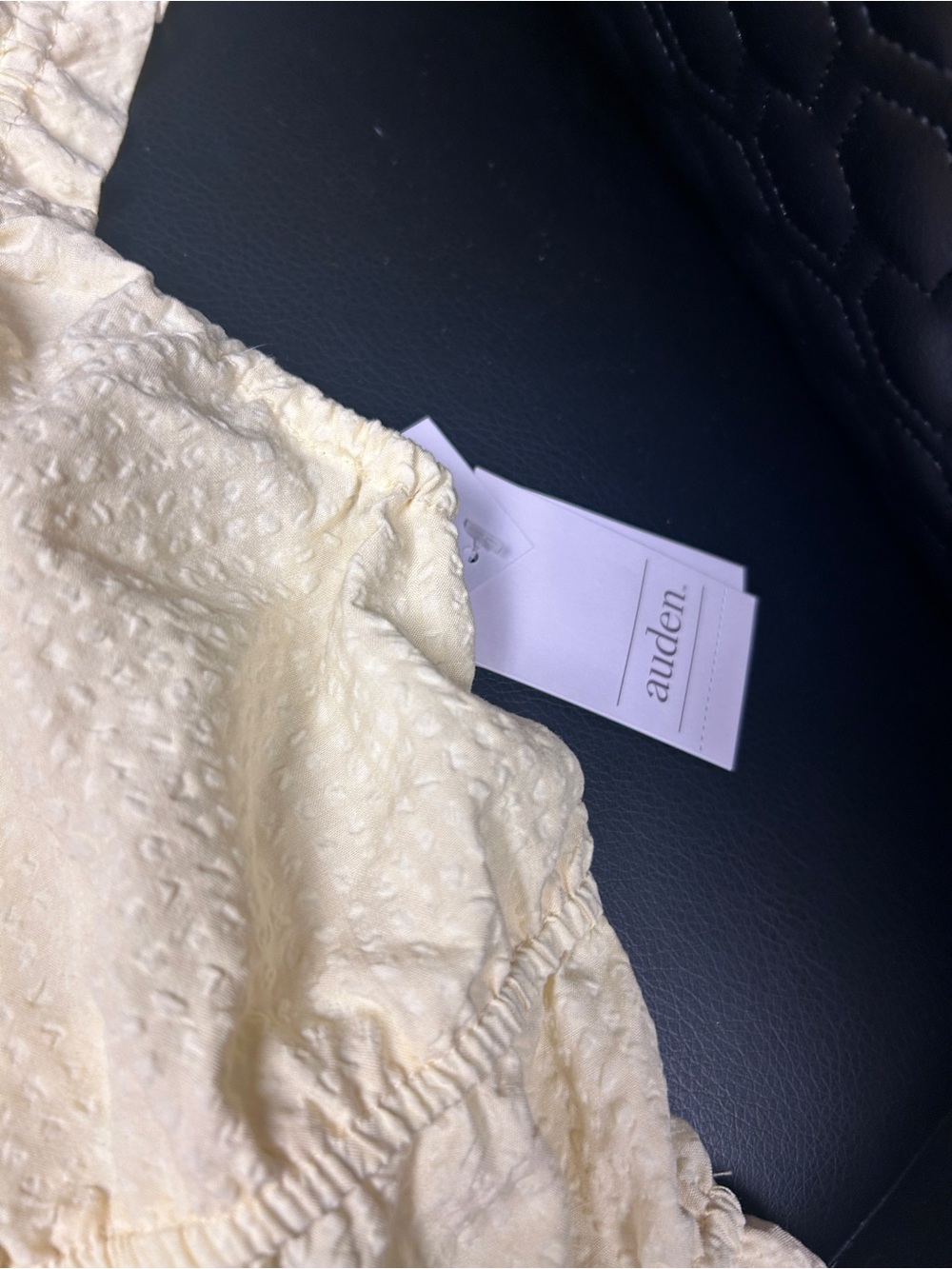 Sleeveless Ruffle-Trim Yellow Peplum Top - Picture 8 of 9